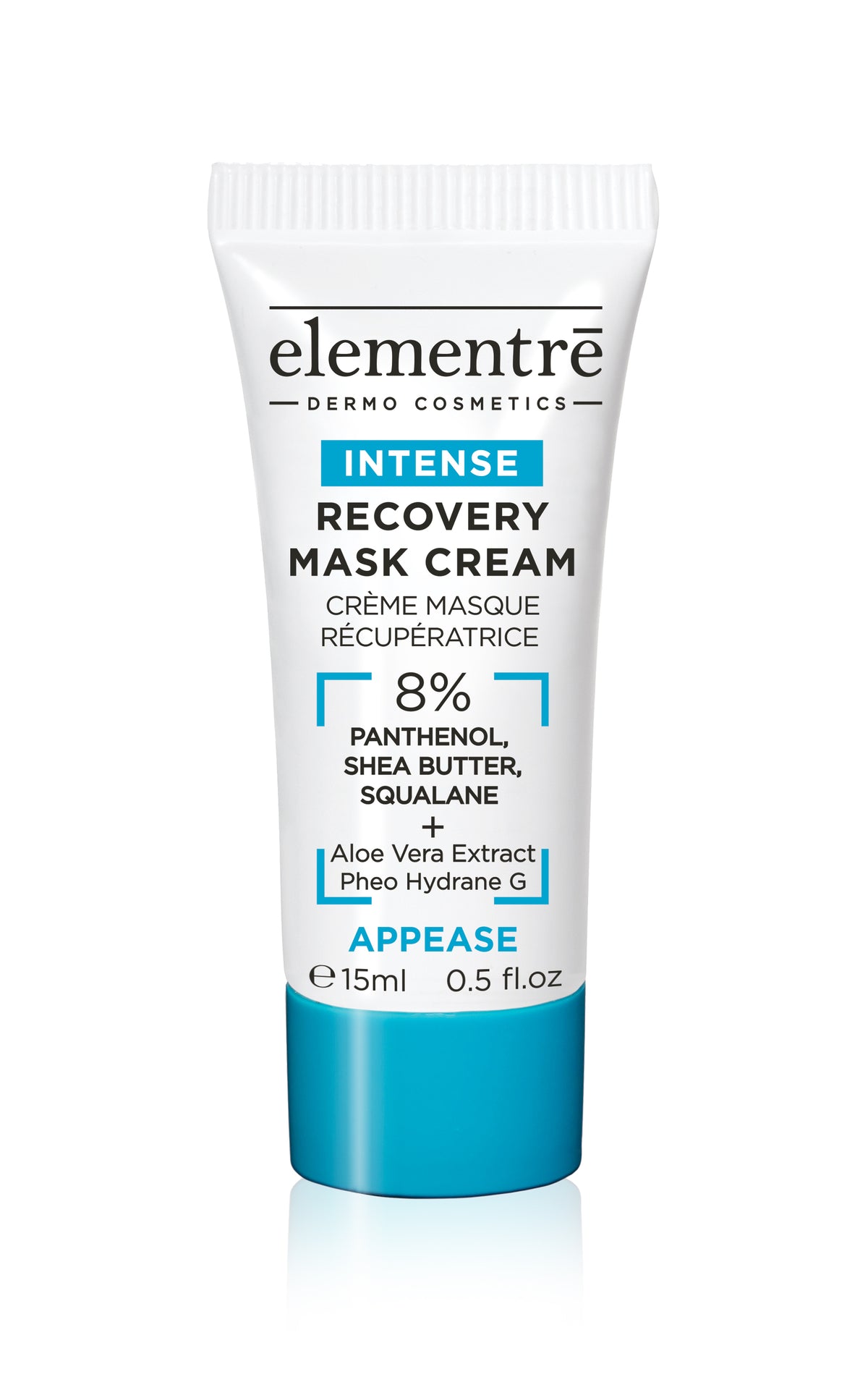 elementrē 8% Panthenol, Shea Butter & Squalane Recovery Mask Cream 15 ml Deluxe Sample