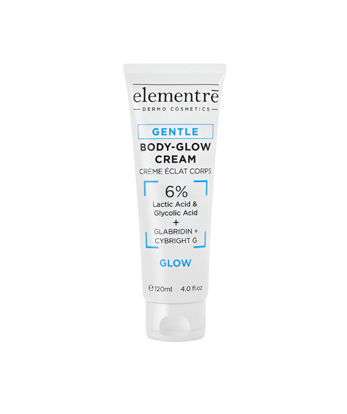 elementrē Gentle Body-Glow Cream with 6% Lactic & Glycolic Acid