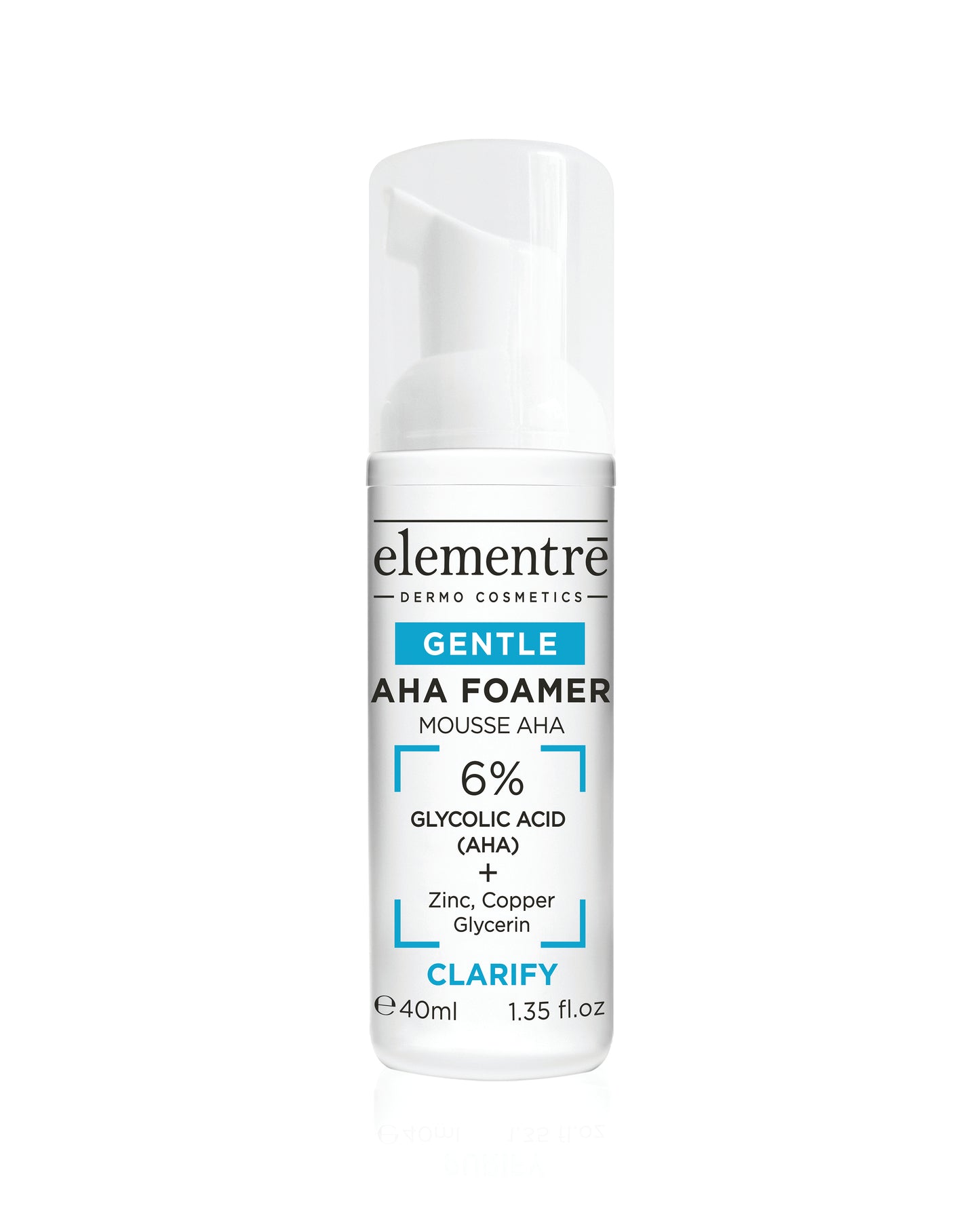 elementrē 6% AHA Foamer Gentle Exfoliating Cleanser 40 ml Deluxe Sample