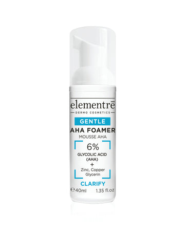 elementrē 6% AHA Foamer Gentle Exfoliating Cleanser 40 ml Deluxe Sample