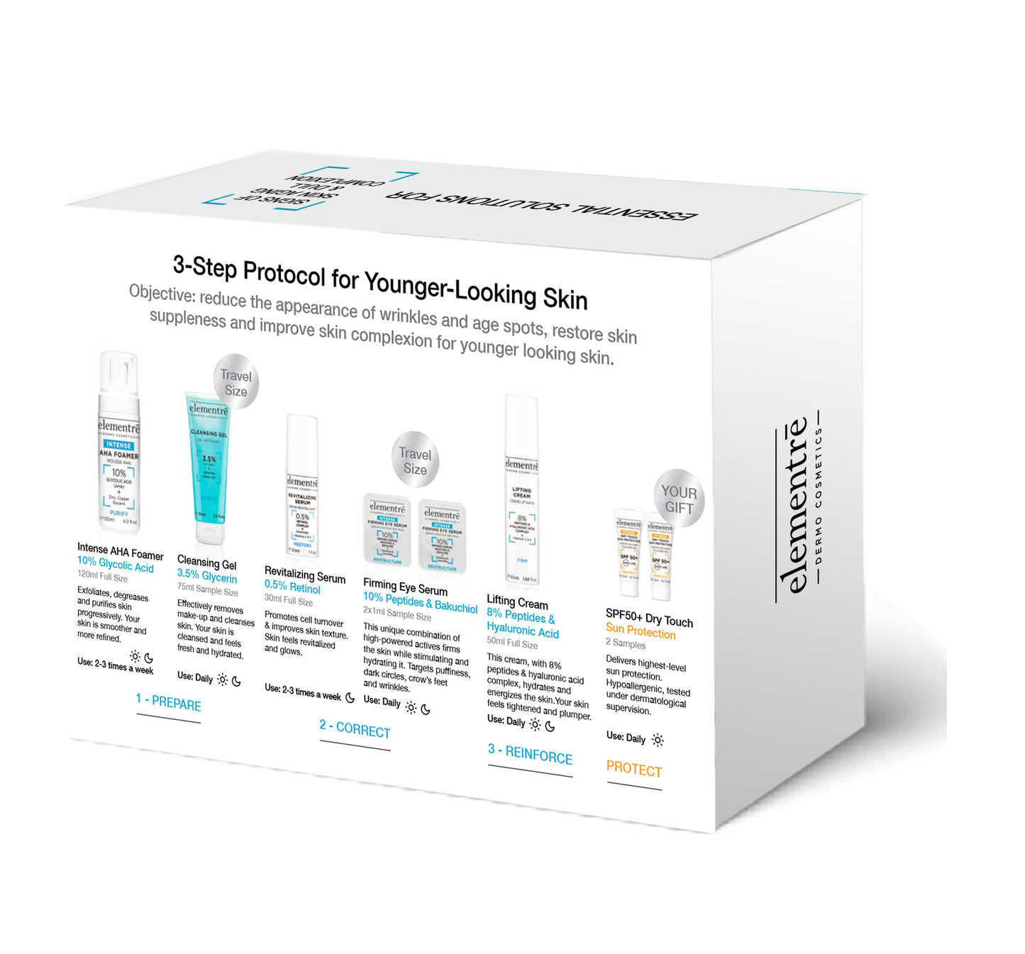 3-Steps Protocol Kit for Younger-Looking skin