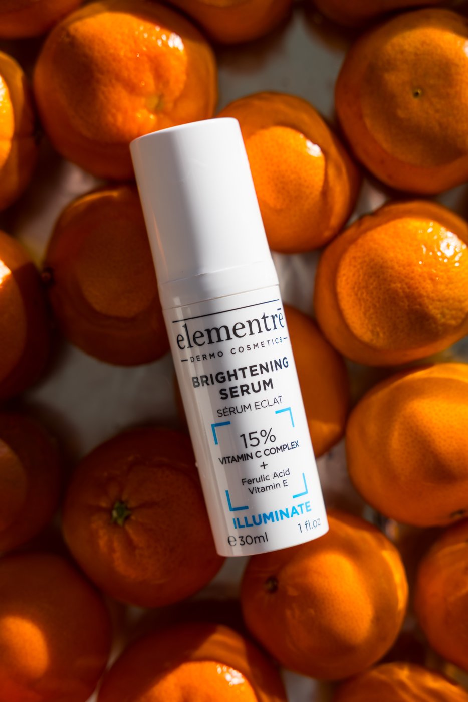 elementrē 15% Vitamin C Brightening Serum with oranges