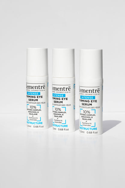 elementrē Firming Eye Serum on product stand