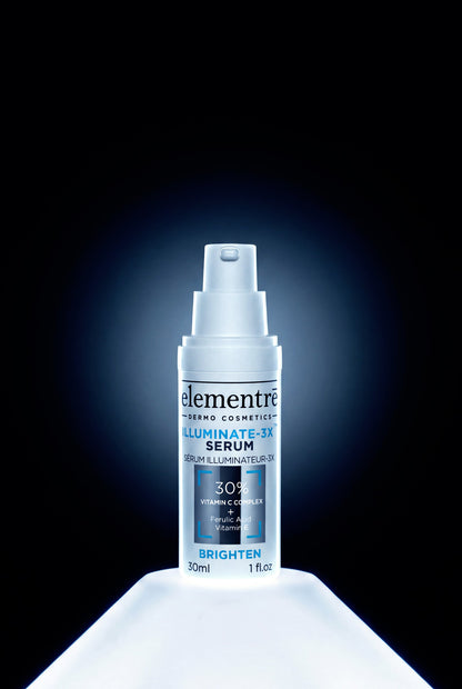 elementrē Illuminate-3X 30% Vitamin C Serum illuminated product image