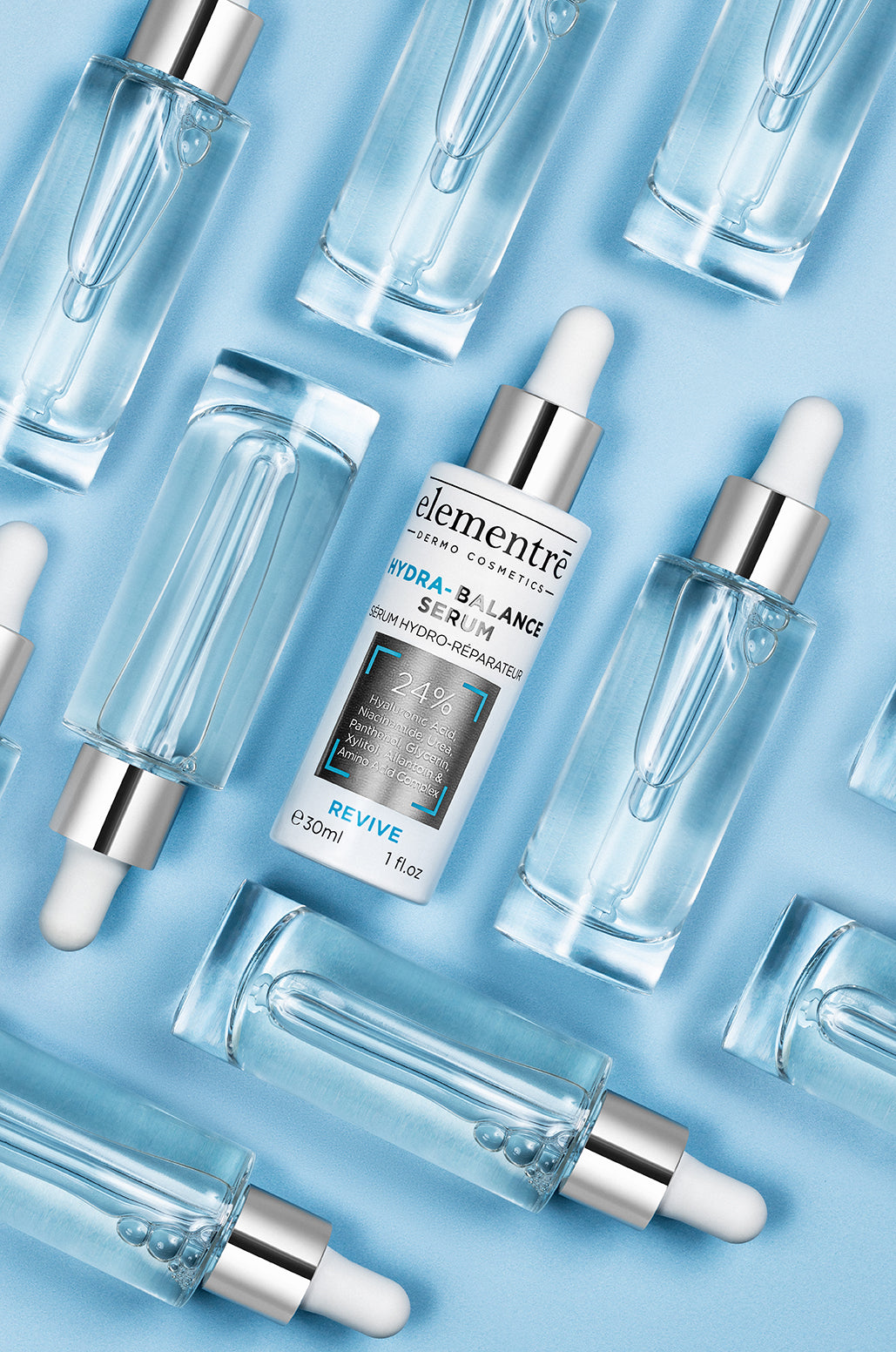 Hydra-Balance Serum - 24% Hyaluronic Acid, Niacinamide, Urea, Panthenol, Glycerin, Xylitol, Allantoin & Amino Acid Complex